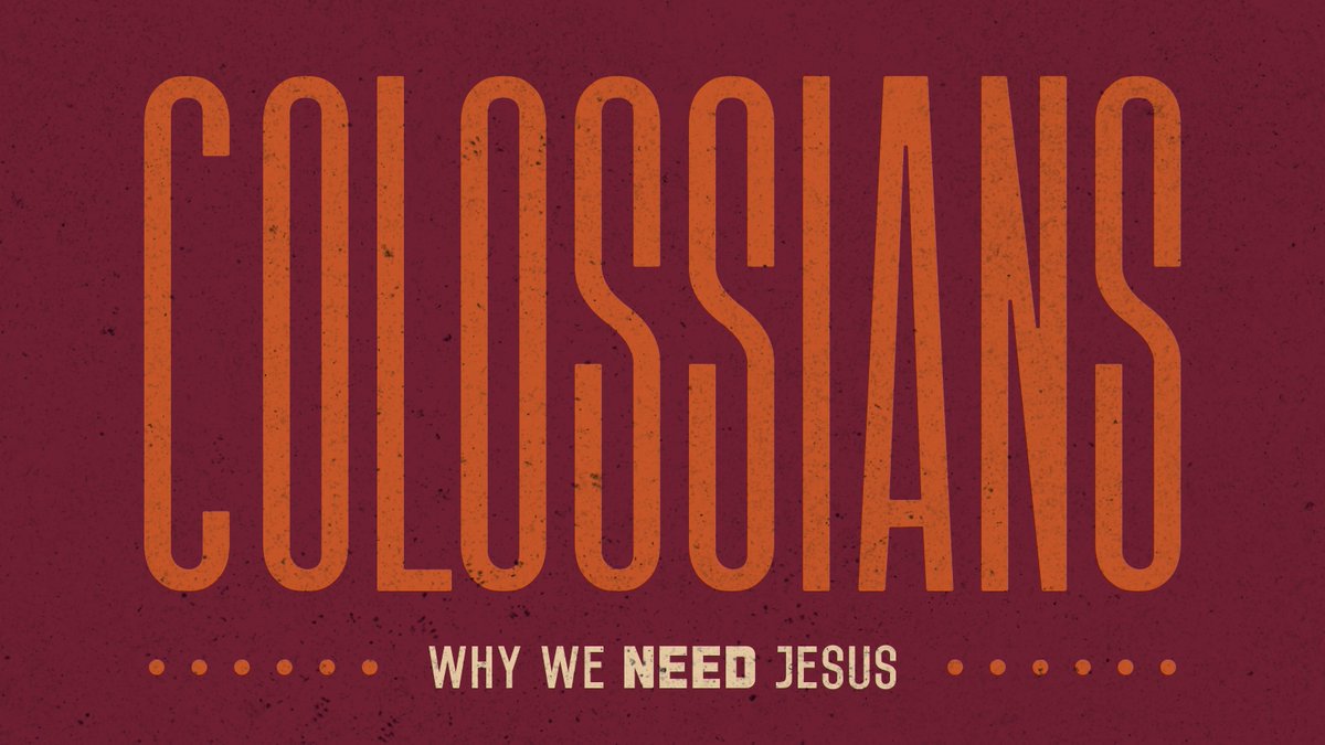 We hope you'll join us tomorrow as we wrap up our series "Colossians: Why We Need Jesus". Go to christpres.org to choose your worship location and learn more.