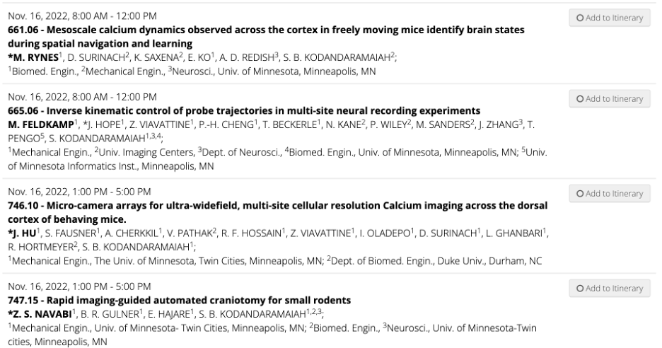 bksuhasa's tweet photo. We have a packed SfN this year. 5 posters from our group, three more along with collaborators. Details in thread 👇 https://t.co/iRsIWmLqvT