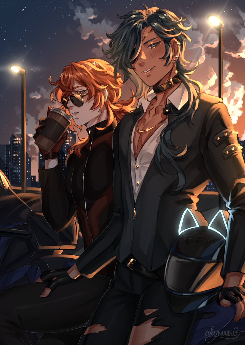 akynoodles's tweet photo. Biker boyfriends 🫶 #kaeya #diluc #kaeluc
Thank you all for coming to the stream, it was really fun 🥺🫶 https://t.co/YlbacK99VC