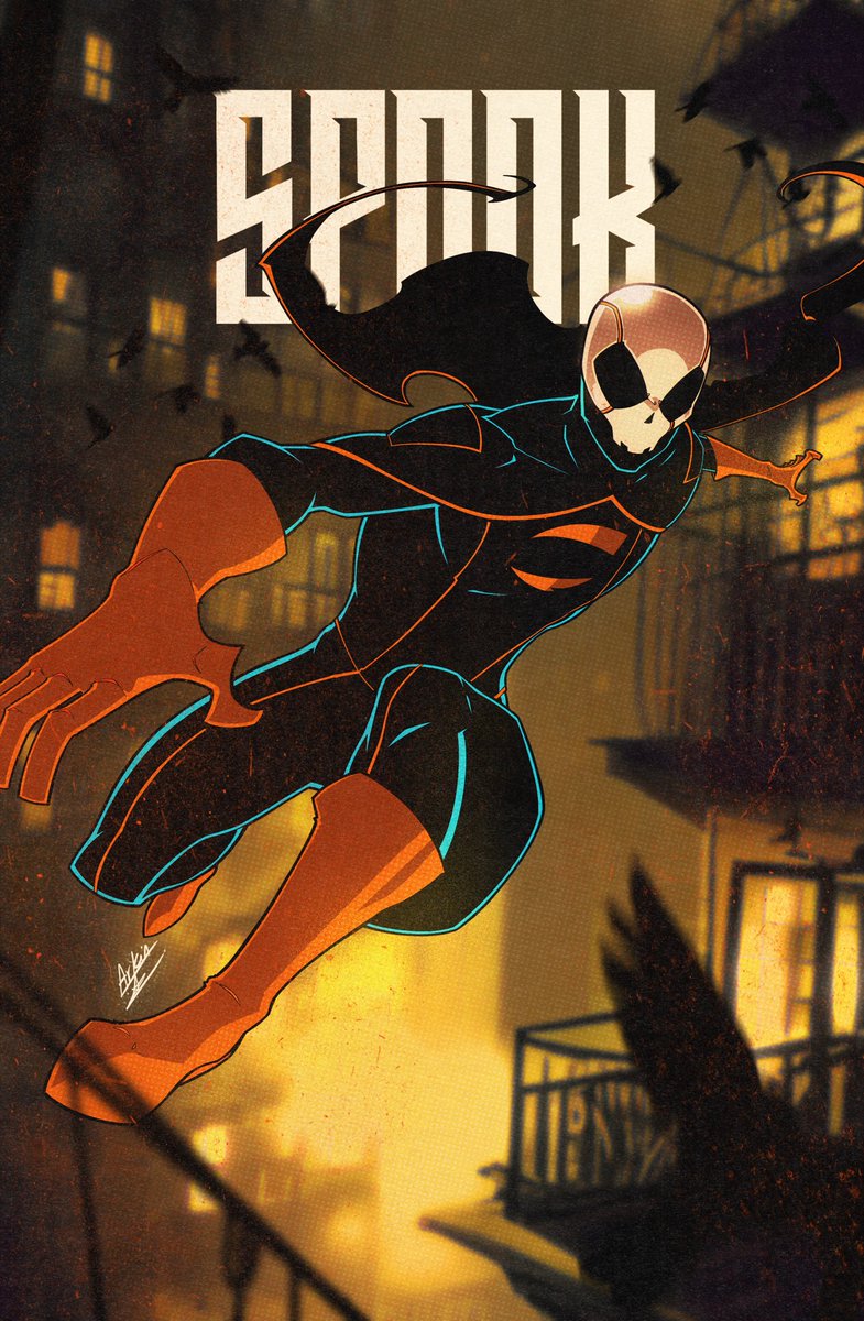 SPOOK! A fallen angel turned supernatural vigilante hitman, on a path to rid the world of all evil to hopefully find a way back home. here’s the cover for my original series, this is easily becoming my magnum opus the more i work on it #indiecomics #creatorownedcomics #comics