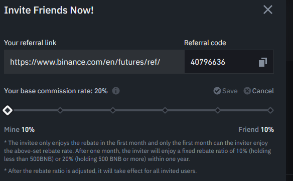 Size özel ayarladım ben ne kazanıyorsam sizde onu kazanacaksınız #binance özel refferans kodu :) 
#Bitcoin #FTX #FTXTR 

binance.com/en/futures/ref…