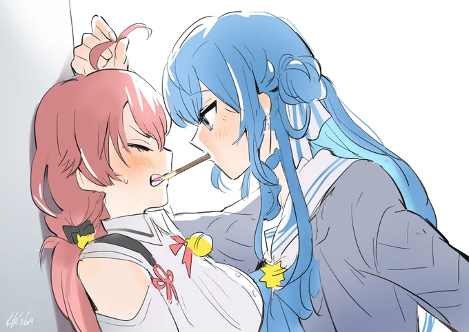 11.11「負けないにぇ」「あっ…そう?」#miko_Art  #ほしまちぎゃらりー 