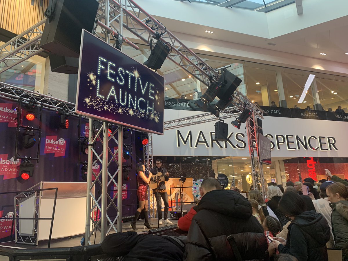JoBCBRadio's tweet photo. Come on down to @TheBroadwayBrad for the #FestiveLaunch!!!! The fantastic @TsoPromotions artists performing live right now!!! @bradford2025 #Bradford https://t.co/Ehi5Akz9Uy