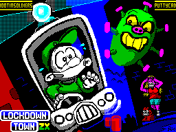 PuttyCAD's tweet photo. #Screenshotsaturday #LockdownTownZX for the #ZXSpectrum comes in three flavours. Normal, Halloween and Christmas editions. I think we will release them as one bundle. COMING SOON from
@puttycad & @100tinsoldiers
#lockdowntown #lockdowntownZXMas #lockdowntownZXWeen #game #retro https://t.co/dOub6vEnPj