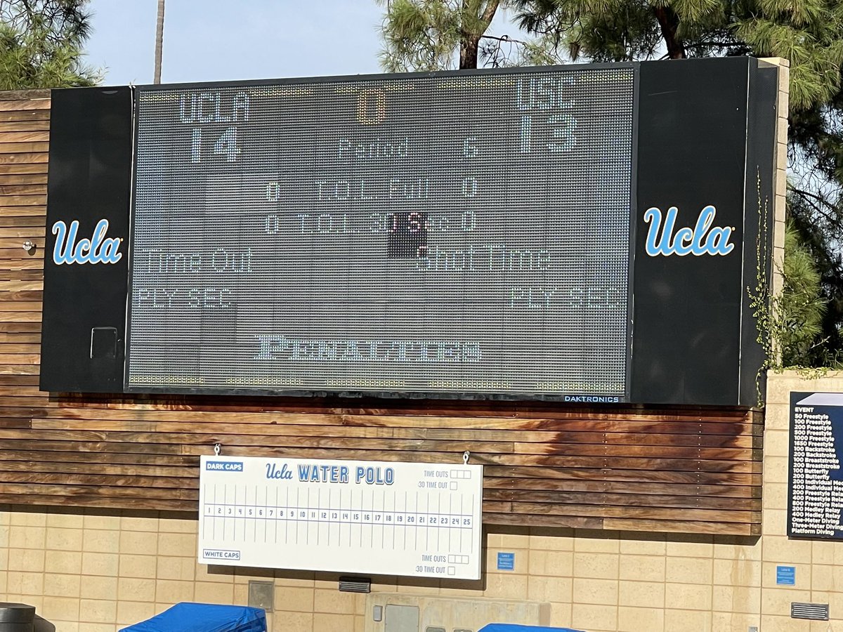 Amazing UCLA Mens Water Polo victory yesterday! A last minute 4th period goal to tie the game. Then, with seconds left in OT, a steal and a goal to win the game. Great way to end the regular season and made for a great Senior Day. Congratulations on the win! #GoBruins