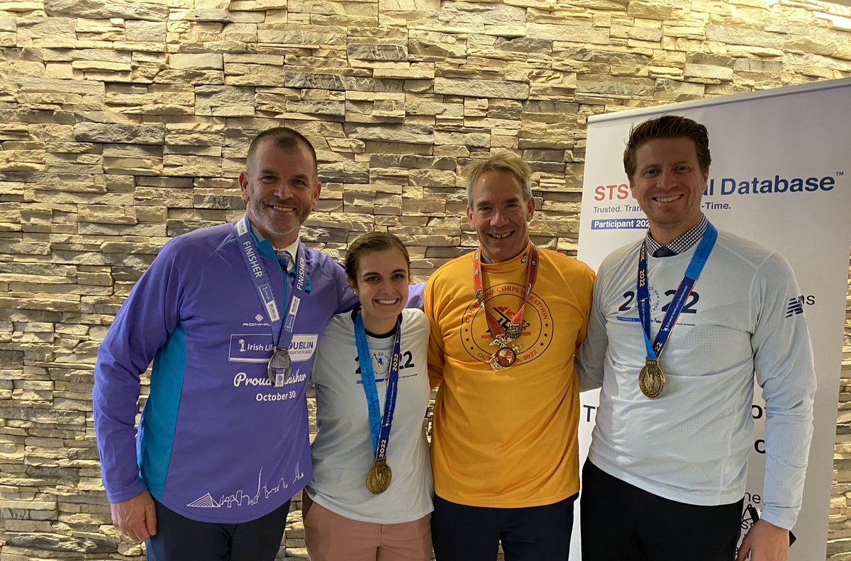 4 consecutive weeks, 3 different marathon races, 2 countries, one awesome group 👟 <a href="/nyphospital/">NewYork-Presbyterian</a> #nypbehealthy #runninggroup #nypruns