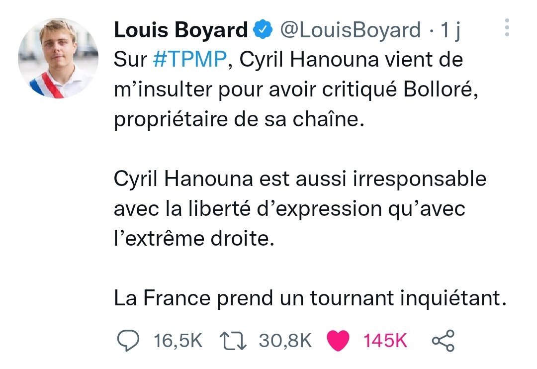 ladyzialace's tweet photo. Hanouna retweet frénétiquement les tweets de soutien pensant cacher le ratio phénoménal qu il se mange.
Même pas une petite remise en question....
#boycotttpmp
#hanounaGrosCon https://t.co/7tAlQTzgM3