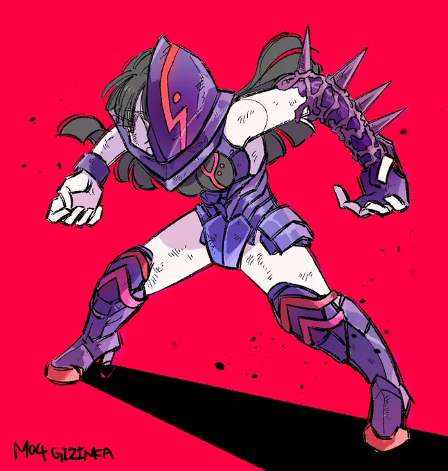 モョ擬人化ずっと描きたかったんだこの幻覚を!! 