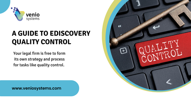 eDiscovery is one of the most important aspects of litigation. 

It's also one of the most confusing, which is why we've created a guide that breaks down eDiscovery quality control into simple terms.

Read Here: veniosystems.info/3WyKmwS

 #ediscovery #AI #blog