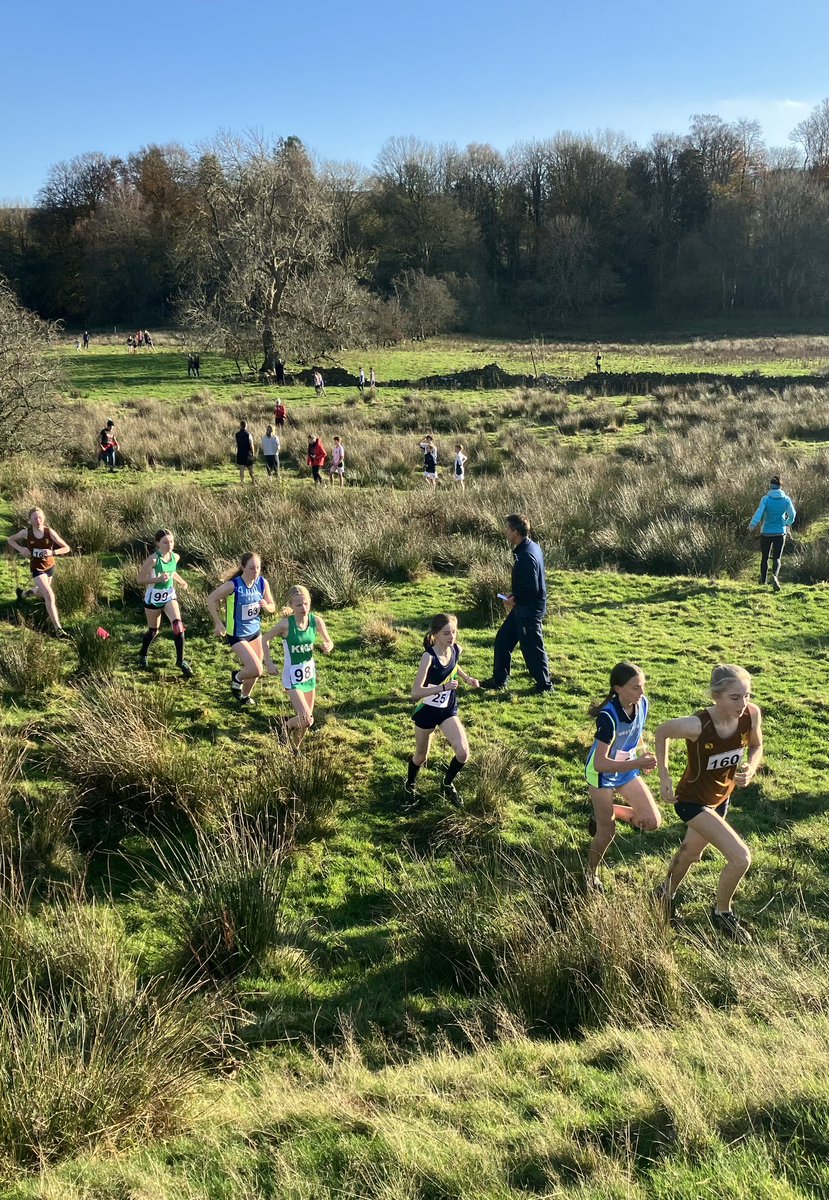 WKGS_PE's tweet photo. Well done to the JG  cross country team who ran in the NW final of the English Schools XC Cup in Sedbergh today. An individual win for Isla and a fantastic team performance 👏👏 @WestKirbyGS @SchoolAthletics https://t.co/baBXT4EJ78