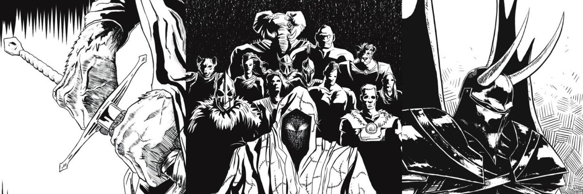 A killer banner made for me by my co-conspirator, artist Bob Little (bob.little.art on IG) showcasing some of the work we've done together. He draws, I write. See our work at tardigradepress.net!