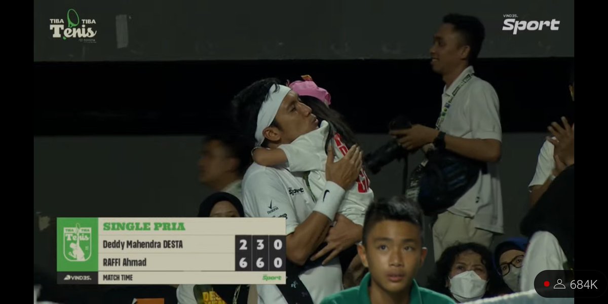 AriJancuk_'s tweet photo. Nice Try untuk Desta
Selamat atas kemenangan nya untuk Raffi Ahmad 👏🏾🎉🎊
#TibaTibaTenis https://t.co/3yvGuWTAdO