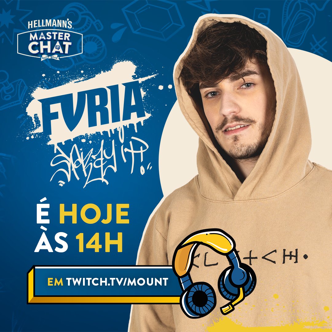 hellmannsbrasil's tweet photo. GG, @FURIA House! Hoje é a ultima live #Masterchat com o @moount transformando o nada de mais da geladeira em tudo de bom no melhor lugar para acompanhar o Major de CS:GO. #GoFURIA #Masterchat https://t.co/4RYF7bzX0A