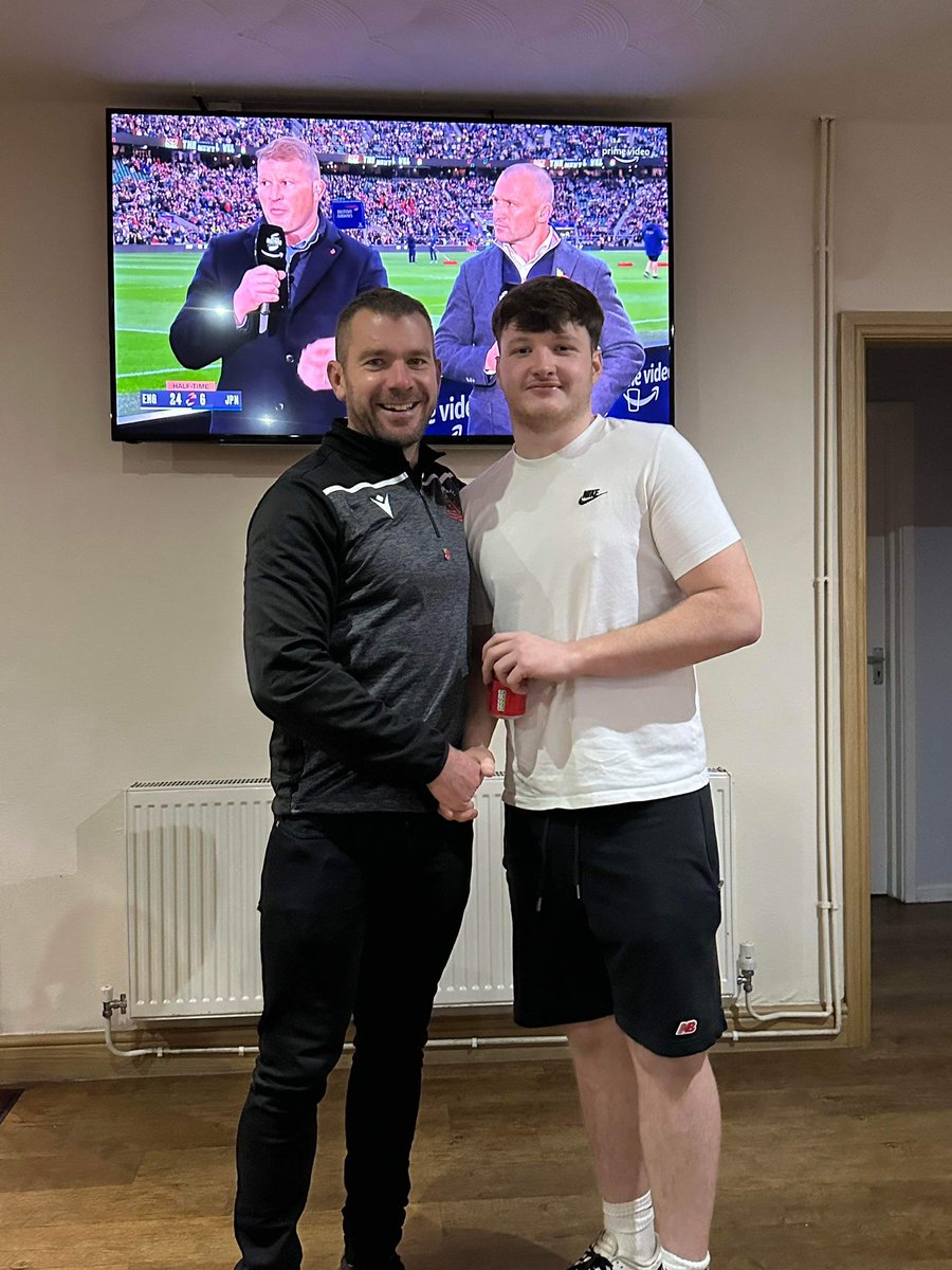 Congratulations to our Man of the Match for todays game…..Flynn Burrows ⚫️🔴⚪️ #uppadow