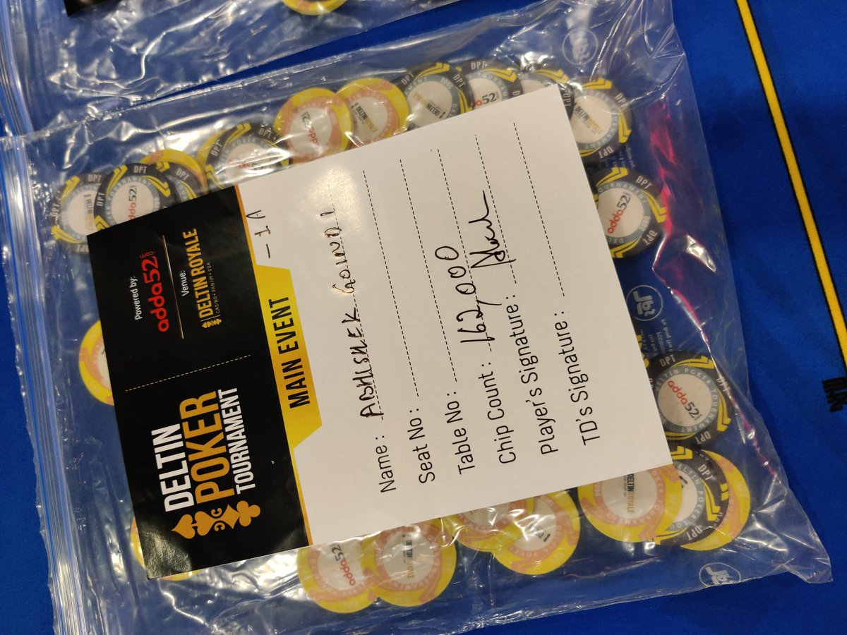Abhigoindi's tweet photo. Made it to day 2 which is on Monday!54 players out of 204 made it in this flight!#Leggggo https://t.co/kQu7U1B3yE
