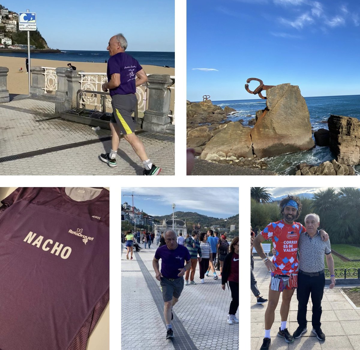 Abachus3's tweet photo. Entrenamiento para mañana 13 noviembre 20 km. Behobia-San Sebastián, dando visibilidad al Síndrome de Dravet https://t.co/vzmpBYEdfM