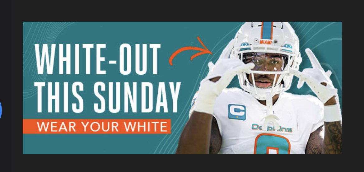 Big E on Twitter: 'Reminder to all Miami Dolphins fans attending