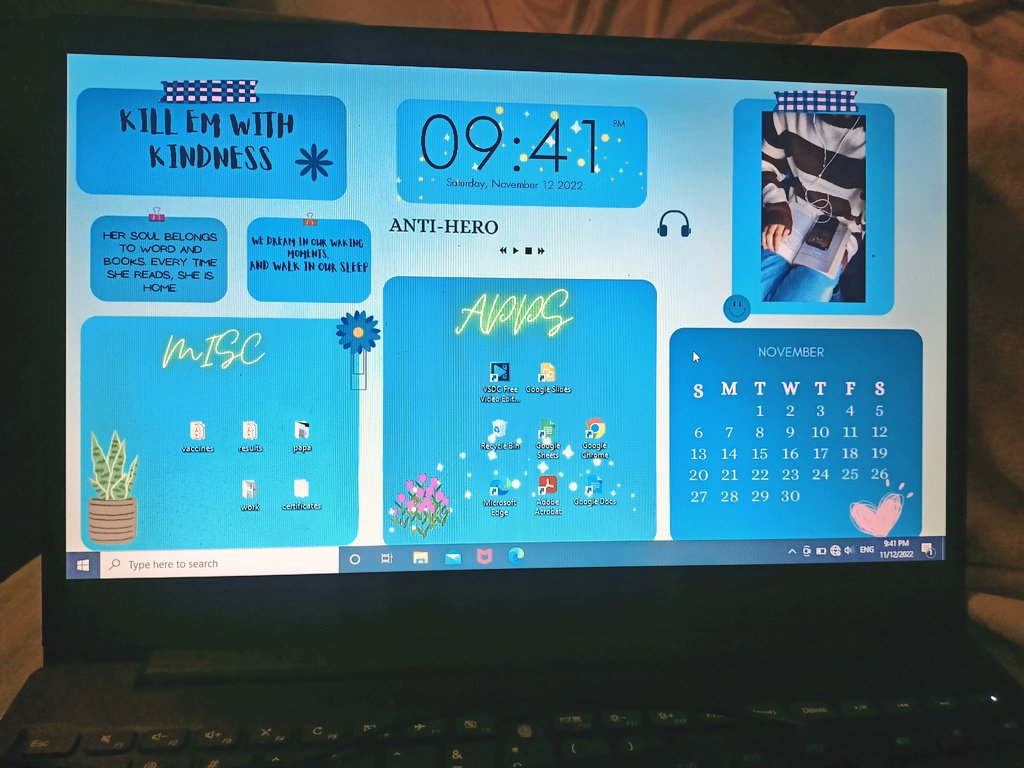 Book__Bunker's tweet photo. If only I could've put the same amount of dedication I've put in making this customized wallpaper for my PC into something productive -😩 https://t.co/oRWdP7uMVw
