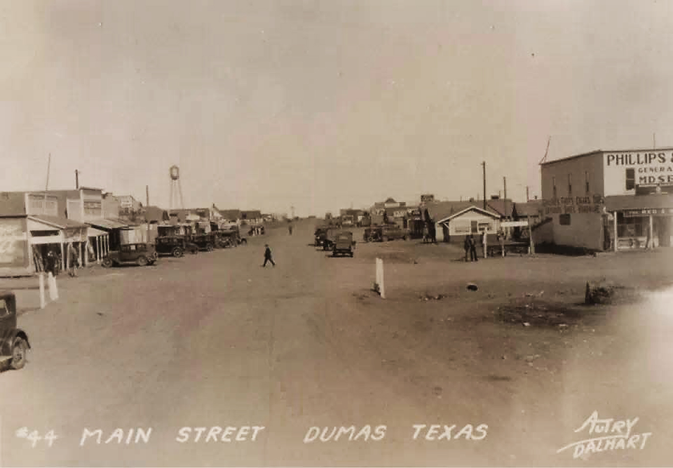 Traces of Texas on Twitter "Main Street in Dumas circa 1920. See that