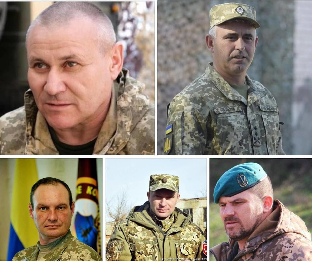 Anton Gerashchenko on Twitter: "Five commanders lead Ukraine's ...