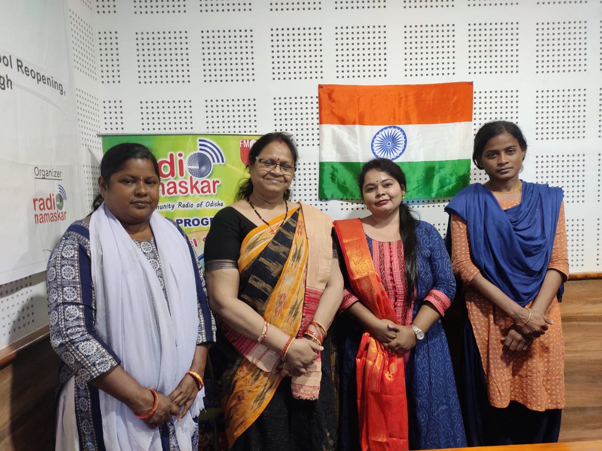 radionamaskar's tweet photo. Dr. Mitali Mohanty, SBCC &amp; Capacity Building Officer, @cini_india visited Radio Namaskar campus and discussed on progress of Infant and Young Child Feeding campaign @UNICEFIndia @YoungIndiaIN   #communityradio #communityradio4change https://t.co/obRU5TgBaD
