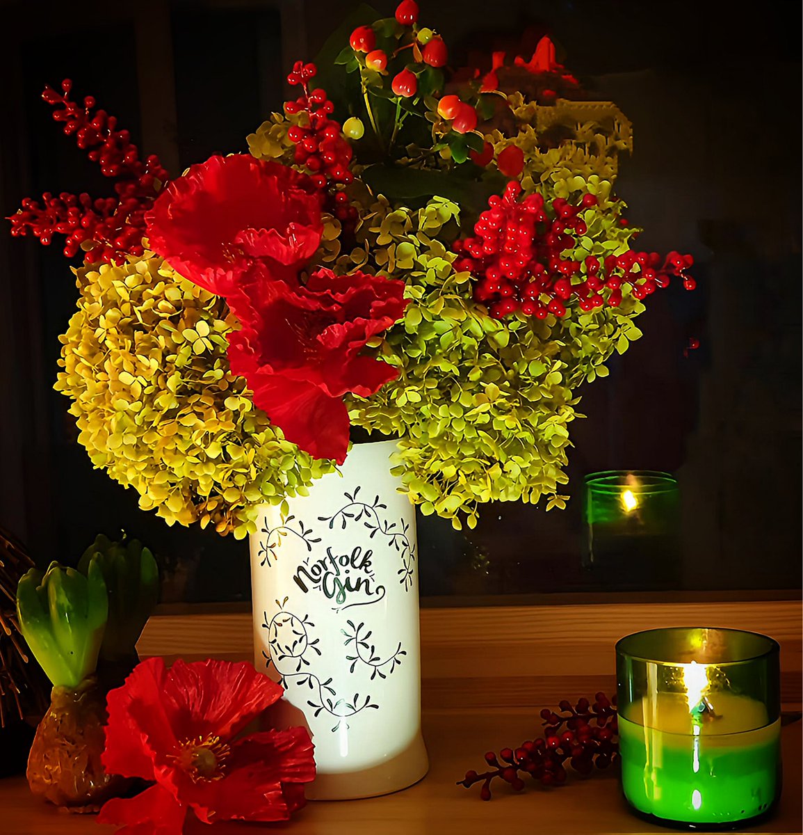 When the Gin is gone the gift lives on.

Have your bottle repurposed by <a href="/ukgreenbottle/">Green Bottle Glass</a> 

Or have it refilled <a href="/jarrolds/">sandra harvey</a> <a href="/RenoWineUK/">Reno Wine</a> <a href="/CentreTaverham/">Taverham Nursery Centre</a> <a href="/HarperWellsShop/">HarperWells Ber Street</a> and several other places 

#gin #norfolkgin #reuse #upcycle <a href="/BuyLocalNorfolk/">BuyLocalNorfolk</a>