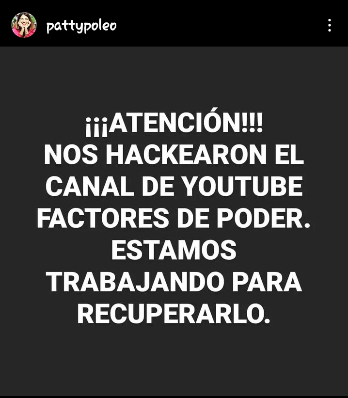 MMacabros's tweet photo. Atentos a los seguidores de #factoresdepoder , atentos el canal de YouTube fue hackeado , esperemos que lo recuperen pronto, @AngelMonagas https://t.co/KnsAcAl7tr