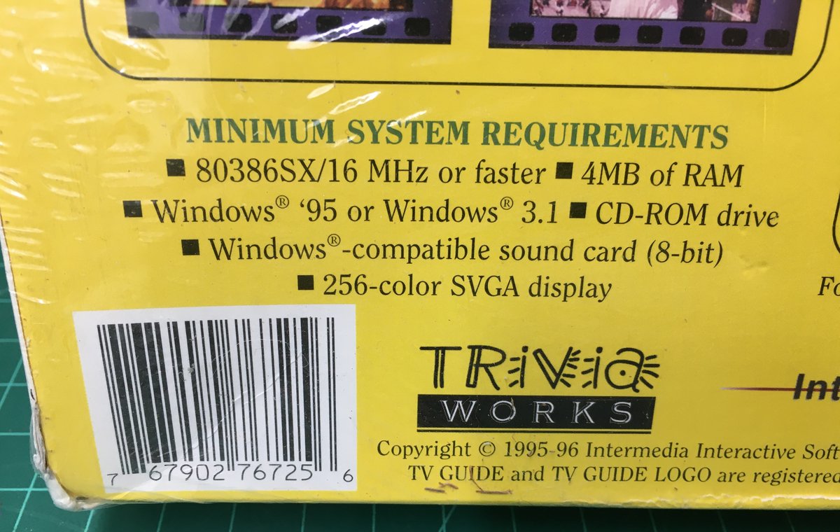 RetroTechMuseum's tweet photo. TV Guide Multimedia Crosswords (1996)

Solve puzzles using Multimedia: video clips, photographs, and sound clues. The game has 200 crosswords directly from the past two decades of TV Guide. Topics include Television, Music, Movies, and Sports.
#tvguide #RetroComputing #retrogames https://t.co/RacxbeQYKd