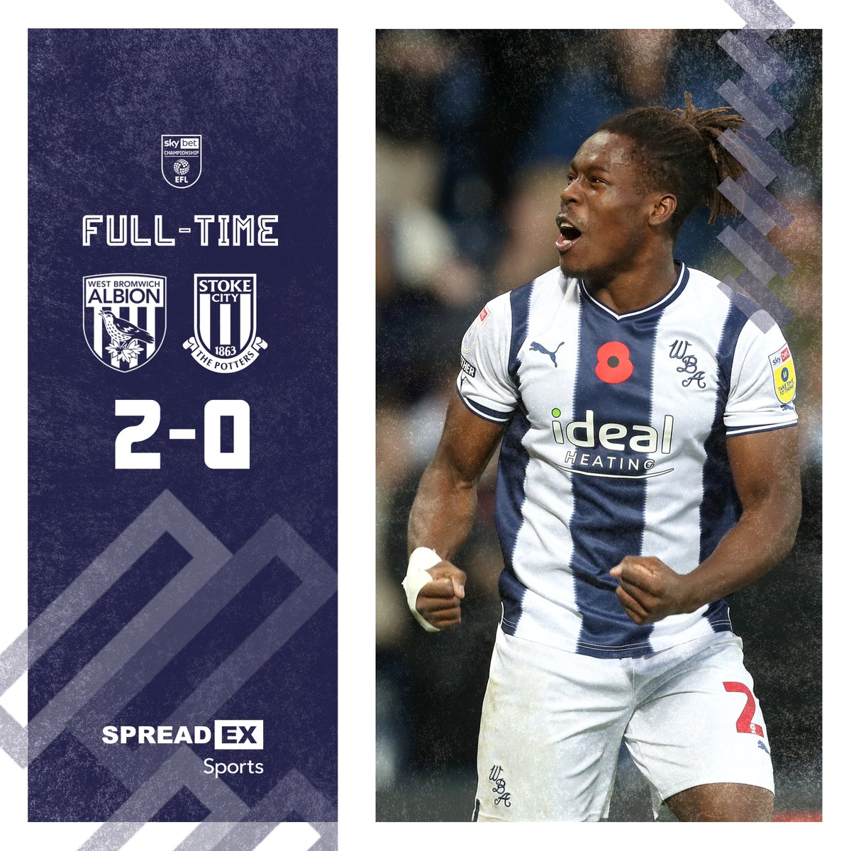WBA's tweet photo. 3️⃣ straight wins! https://t.co/6ubFIXPQiV