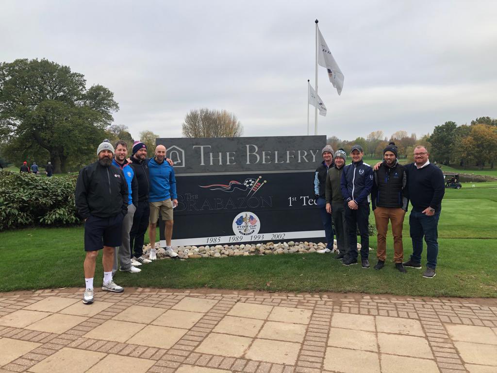james_greens's tweet photo. Around this time 5 years ago @BernhardCompany &amp; @BIGGALtd announced us as the 2018 delegation to @GCSAA fast forward to now,  we’re all still in daily contact and this year we’ve all met up for the 4th time #agrouplikenoother #stillten thanks @TheBelfryHotel been a great few days https://t.co/AVj3JlhInn