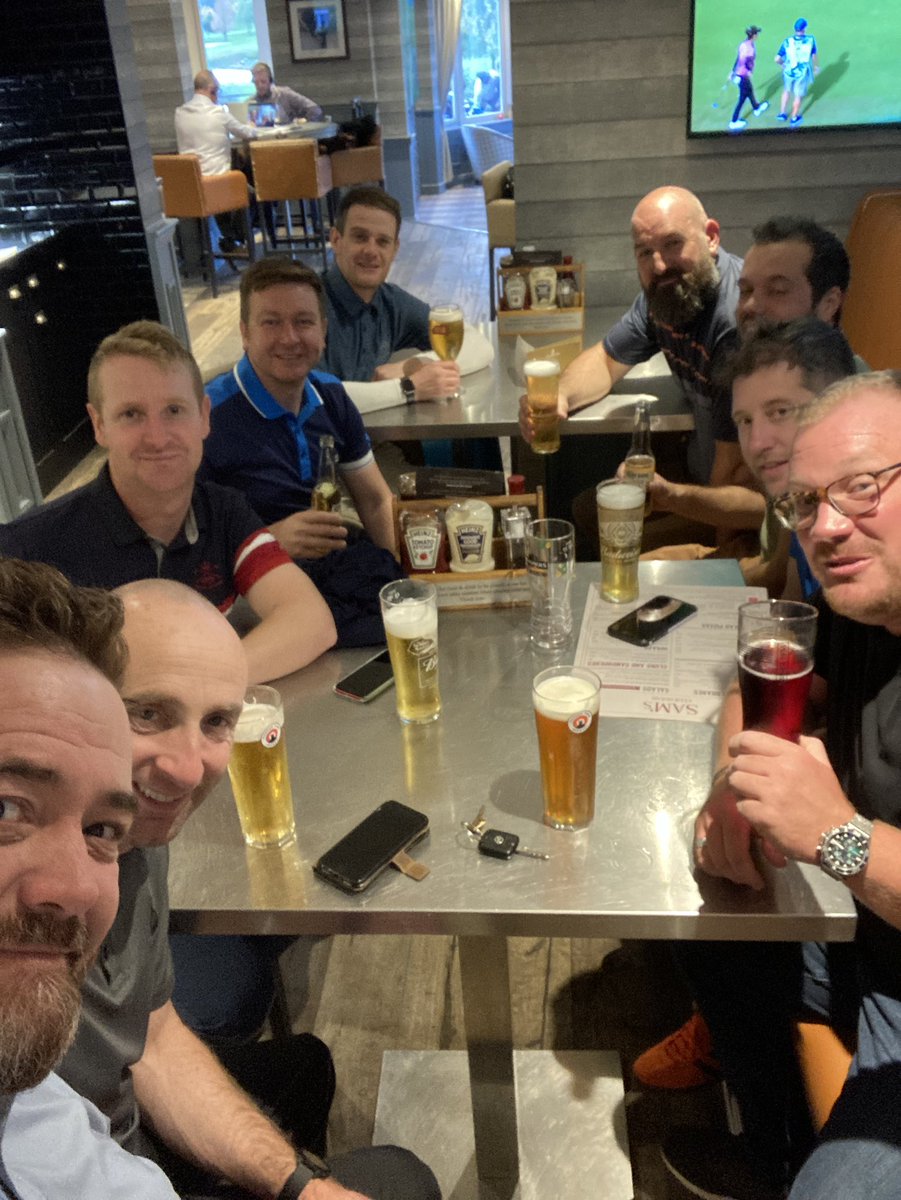james_greens's tweet photo. Around this time 5 years ago @BernhardCompany &amp; @BIGGALtd announced us as the 2018 delegation to @GCSAA fast forward to now,  we’re all still in daily contact and this year we’ve all met up for the 4th time #agrouplikenoother #stillten thanks @TheBelfryHotel been a great few days https://t.co/AVj3JlhInn