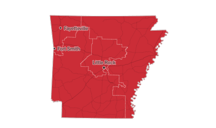 A third of people voted Democratic in Arkansas and Democrats won ZERO congressional districts. #Gerrymandering #2022Midterms