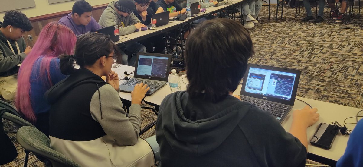 PIECHS_Robotics's tweet image. Some of our PIHS Robotics and Cybersecurity students taking part in a Cybersecurity Hackathon Camp at South Texas College thanks to @RegionOneGEARUP
#MoreThanRobots #CyberSecurity #PIHStarpons