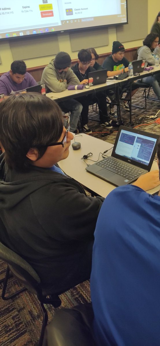 PIECHS_Robotics's tweet image. Some of our PIHS Robotics and Cybersecurity students taking part in a Cybersecurity Hackathon Camp at South Texas College thanks to @RegionOneGEARUP
#MoreThanRobots #CyberSecurity #PIHStarpons
