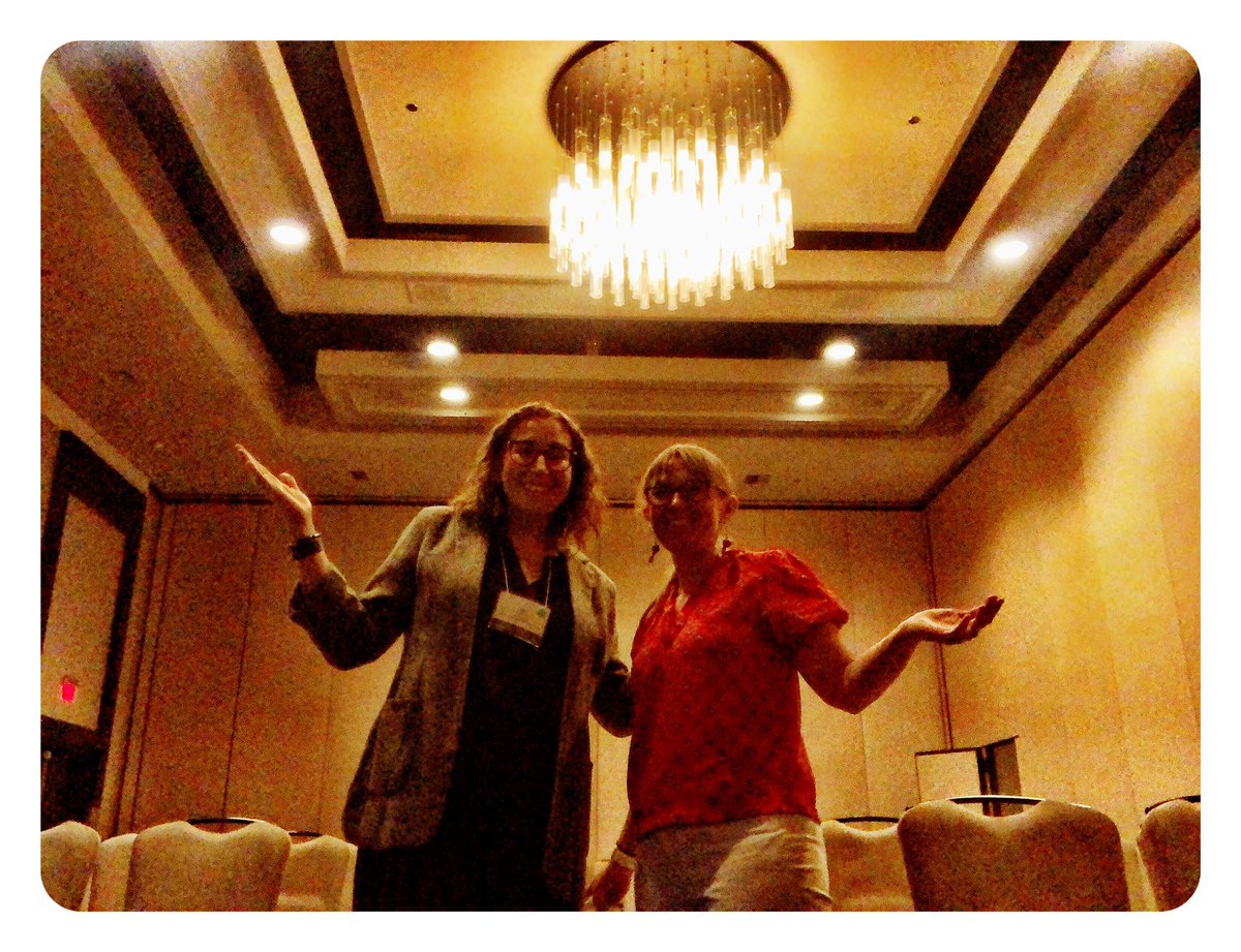 It may have been a Saturday 8 am session but we still had 10 attendees at our “Site visits: continuing the conversation” think thank session at #AEA2022! Wonderful to present w/ @ThisRachael &amp; grateful for the 10 attendees who contributed to excellent discussion