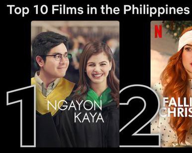 Shucks just finished our mini cycle for our series and I see that #NgayonKaya is #1 on @netflixph!!! Thank you everyone 💗 I reaaaally love this film and I’m so happy you’re watching 💗