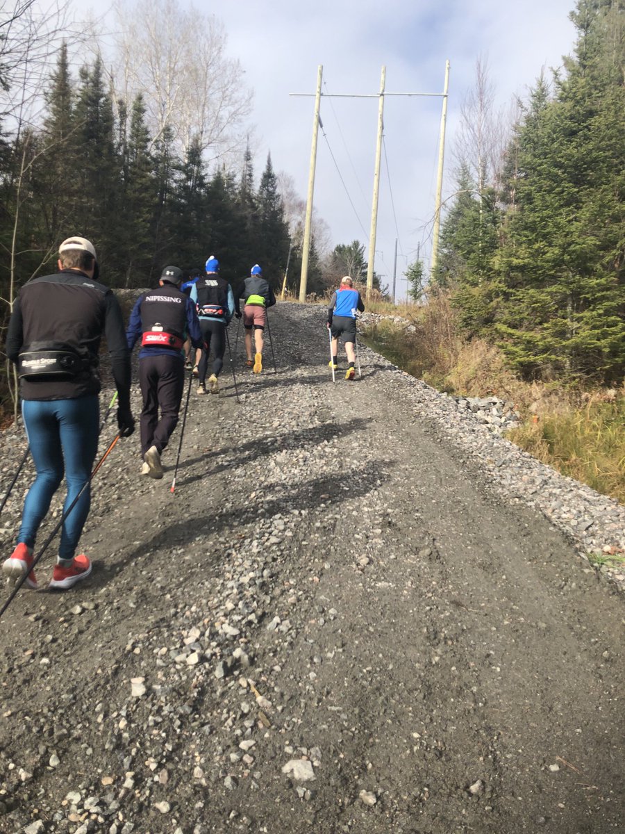 NipissingTrails's tweet photo. We have a nice new dirt road up the escarpment. #EnvironmentalTrainingEffect https://t.co/pXy5DuMUv8