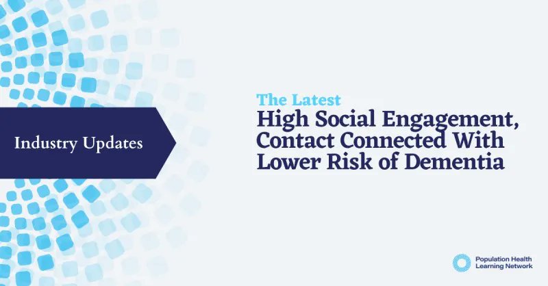 AnnalsofLTC's tweet photo. Study authors examined the magnitude of the correlation between the risk of #dementia and different aspects of social integration.  https://t.co/9drVA8b7X2 https://t.co/cfxTTi2G1e