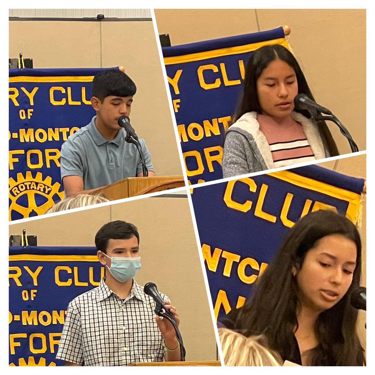Our Ontario-Montclair Rotary Students of the Month were outstanding, poised and acknowledged those who have supported them thus far. Congratulations scholars! 🎉🙌🏽