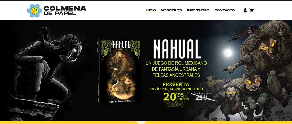 ColmenadePapel's tweet photo. Si no estás interesado en hacerte con el pack #BoltaLine2 pero la sangre d los nahuales corre por tus venas. Hay otra forma de convertirte en Angelero.
Consigue en nuestra preventa por 20,95 € con envío por agencia incluido. Disponible hasta el día 30/11
https://t.co/0s33ZTh7DA https://t.co/QBOH1gacKb