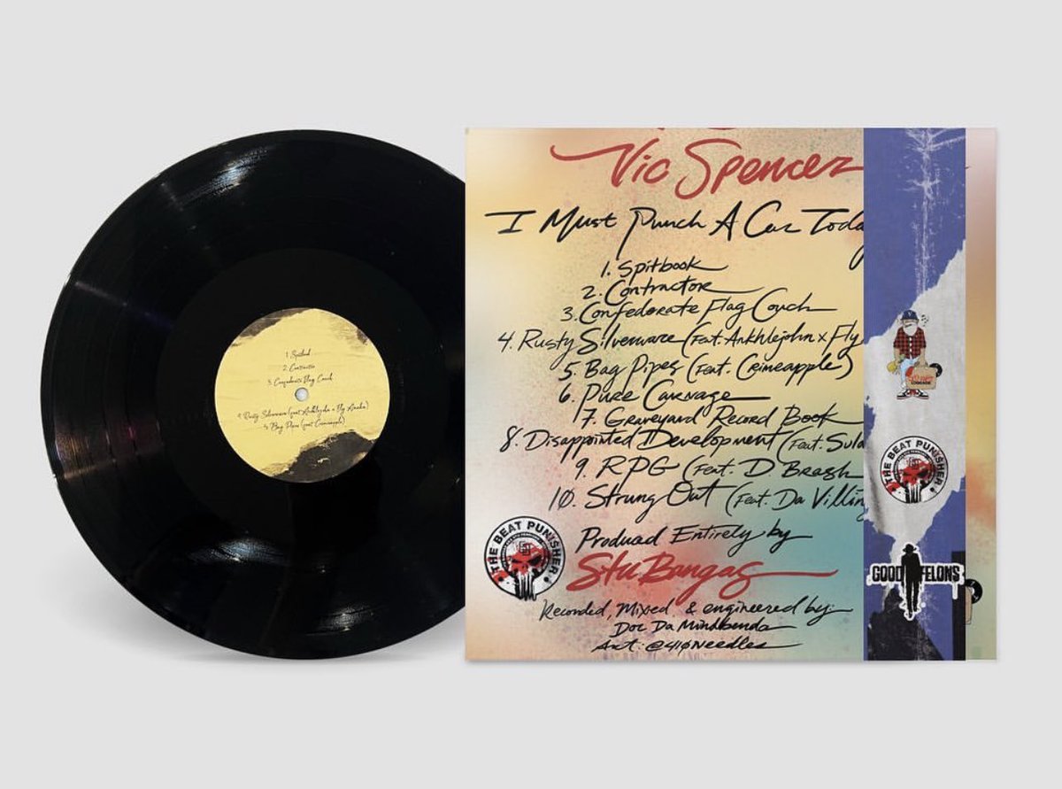 NEW Vinyl Drop - <a href="/VicSpencer/">The King of Living.</a> x <a href="/Stu_Bangas/">Stu Bangas</a> “Impact”
Out Now via <a href="/GoodFelons/">Goodfelons</a> 

goodfelons.biz/products/vic-s…