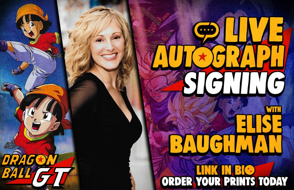 AdventuresAnime's tweet photo. Today's the day for my Streamily #livestream! Join me at 1 pm CST live on IG. Check out https://t.co/U3I1eI1PN5 to grab your prints and I will sign them. 😊
Find me on IG under @ elisebaughman.
#DragonballGT #Pan #autograph #anime #streamily #virtualsigning
@StreamilyLive https://t.co/tlfVm0Stuj