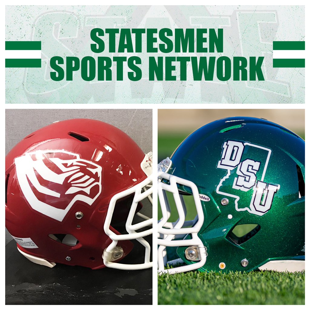 smgross22's tweet photo. Good Morning #StatesmenNation! It’s a cold November Gameday in the Delta. Your #12 Statesmen host West AL in Cleveland. Join us live on @StatesmenRadio 107.5 FM. Airtime is 1pm with kick off at 2 #BeatUWA #DSUFamily @DeltaStateFB https://t.co/cCu7GeN67P https://t.co/IUVbGtlwwe