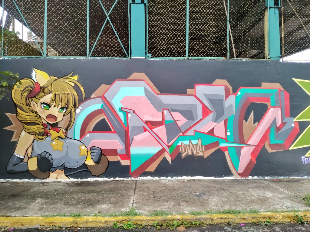 odhes_'s tweet photo. ⭐☺️⭐
#magicaltoiletgirlyuusha
.
#level9spraypaint
#graffitiart #graffities #graff #streetart https://t.co/vqyOu0KBOU