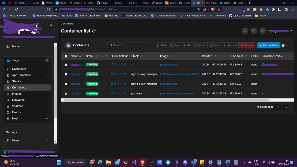 orbitturner's tweet image. 🖖🏾💛 HELLO DEVOPS💛😉

We Are Saturday and i&apos;m in a New Project for a big client  where i&apos;m in charge of all the Software and Infra Architecture. So, im having a lot of fun with the trio #DockerCompose #Portainer #NginxProxyManager 😊❤️

#NextStep: #k8s

#StayTunedToBeInformed