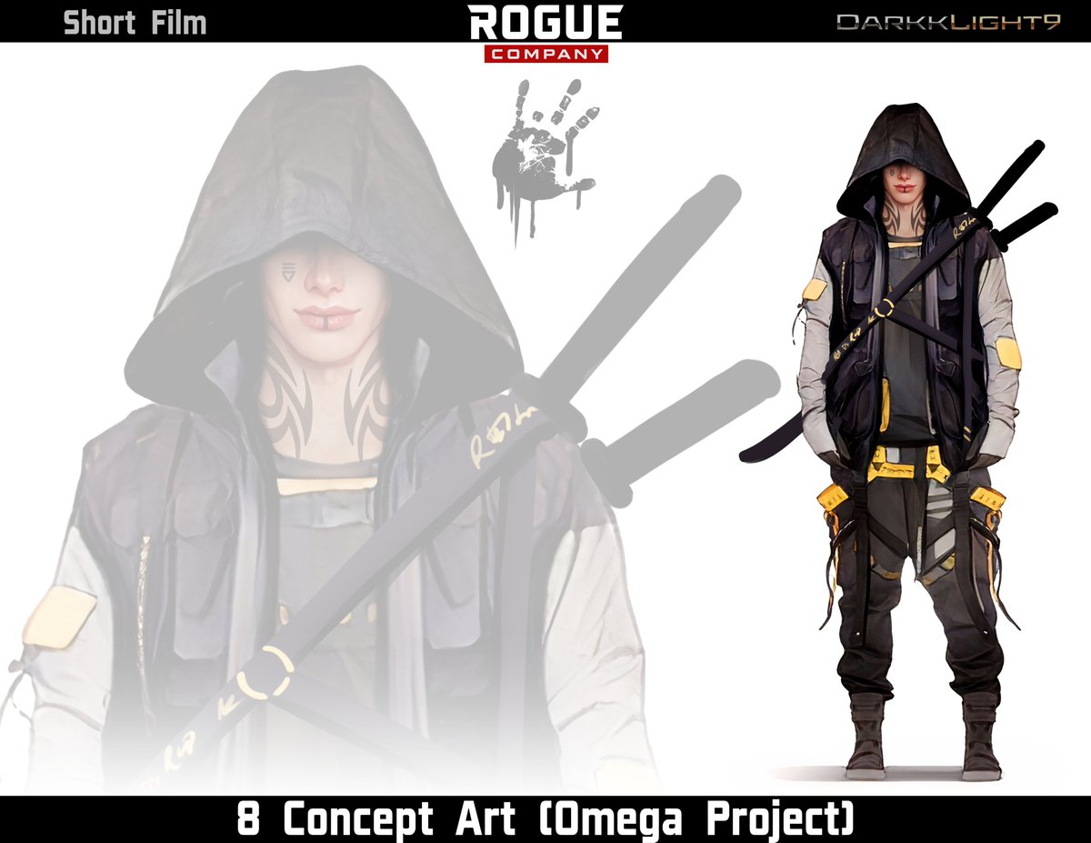 darkklight9rc's tweet image. New concept art for the short film. New character from my FanFiction. Some agents of Jackal for the next concepts #RogueCompany #OmegaProject