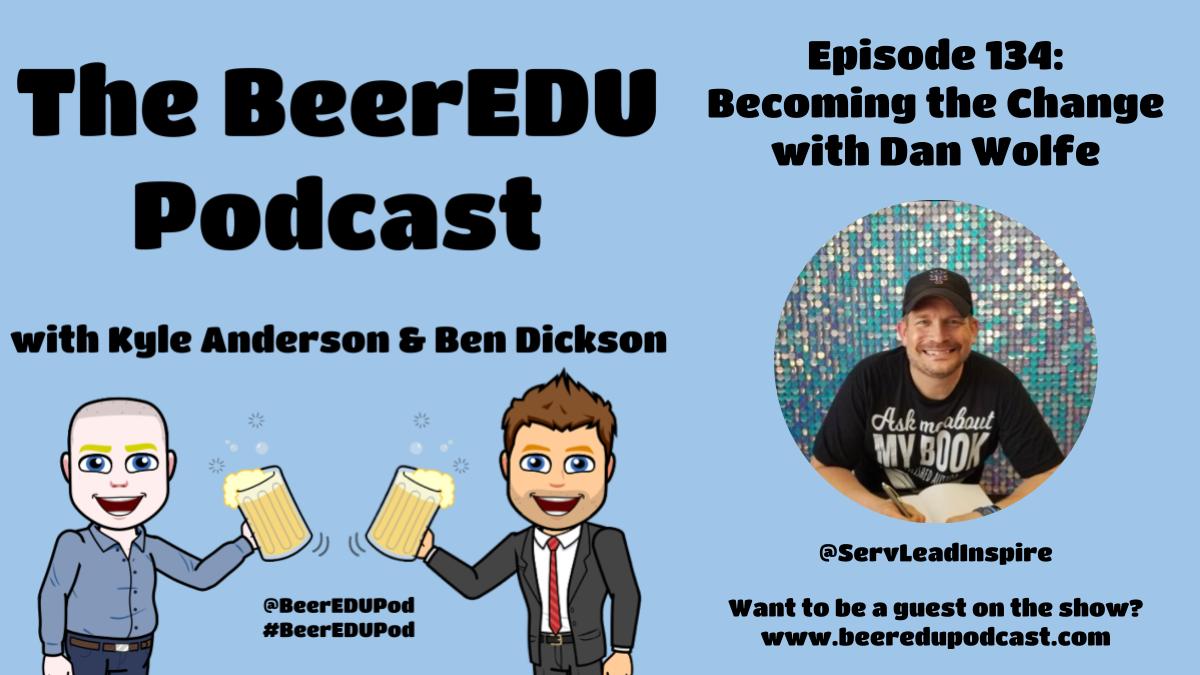 WE ARE BACK! Check out Episode 134: Becoming the Change with @ServLeadInspire on your favorite podcast app and click that subscribe button! @AndersonEdTech @BDicksonNV @_RoadToAwesome_ #roadtoawesome #wearecue #tcea #edutwitter #teachertwitter #education #sel #edtecharmy