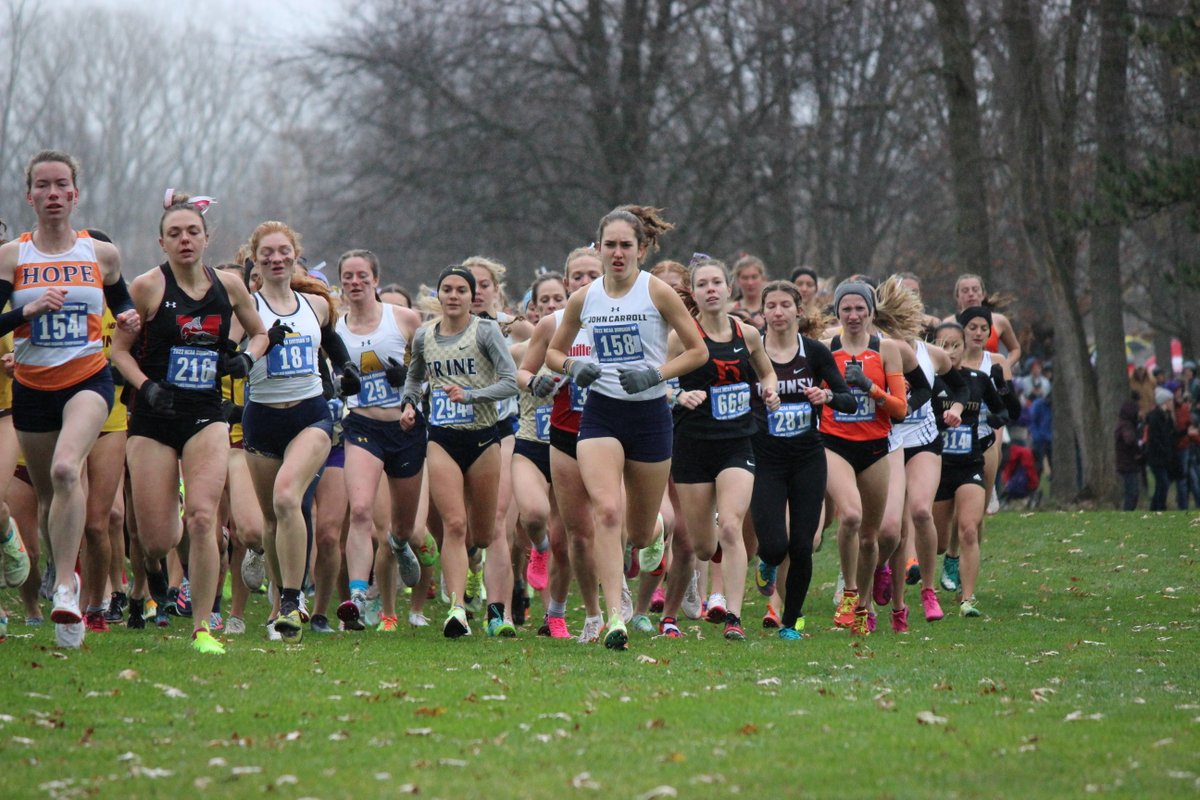 REGIONAL CHAMPIONS!

<a href="/JCUXCTF/">JCU Cross Country / Track&Field</a> finishes 1st in the Region to punch a ticket to next week's NCAA Championships!

Erica Esper leads the way with a fourth-place effort! JCU Men racing now. 
#GoStreaks ⚡️