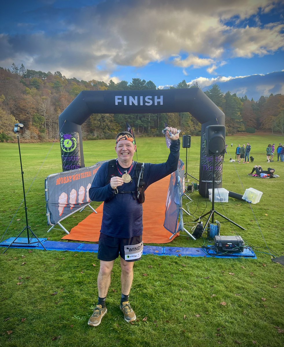 WindyWilson88's tweet photo. Hello Forres, how you doing . . . (Obviously I finished hours ago but the WiFi up here is shocking)
New PB as well at 6:26 (v 7:13)
Thanks for yer support 🤟
#WeAllHaveMentalHealth #SAMH #DavaWay #RunningForCharity #NBHierro #UltraRunner #MorayUltraSeries https://t.co/ObN2gpU6xS
