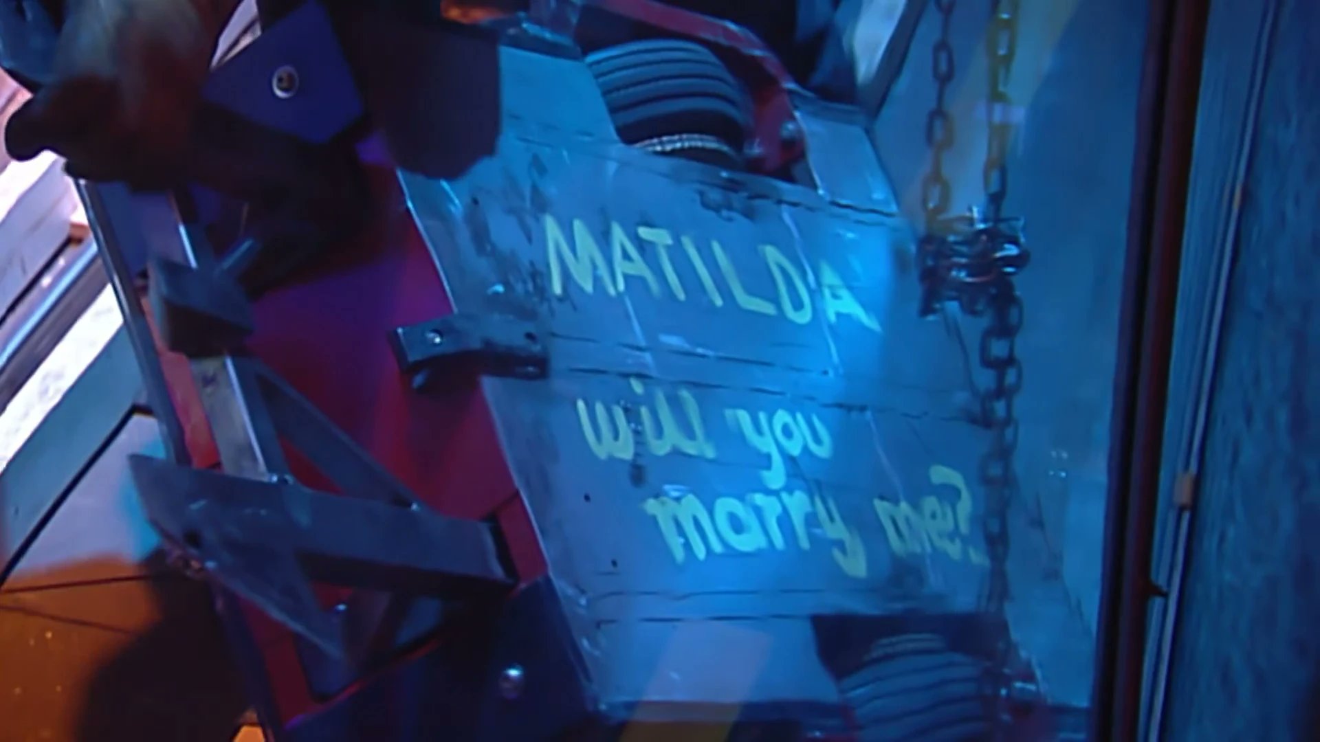 Robot Wars History on Twitter "After being OOtA'd by Atomic, a romantic message on the bottom